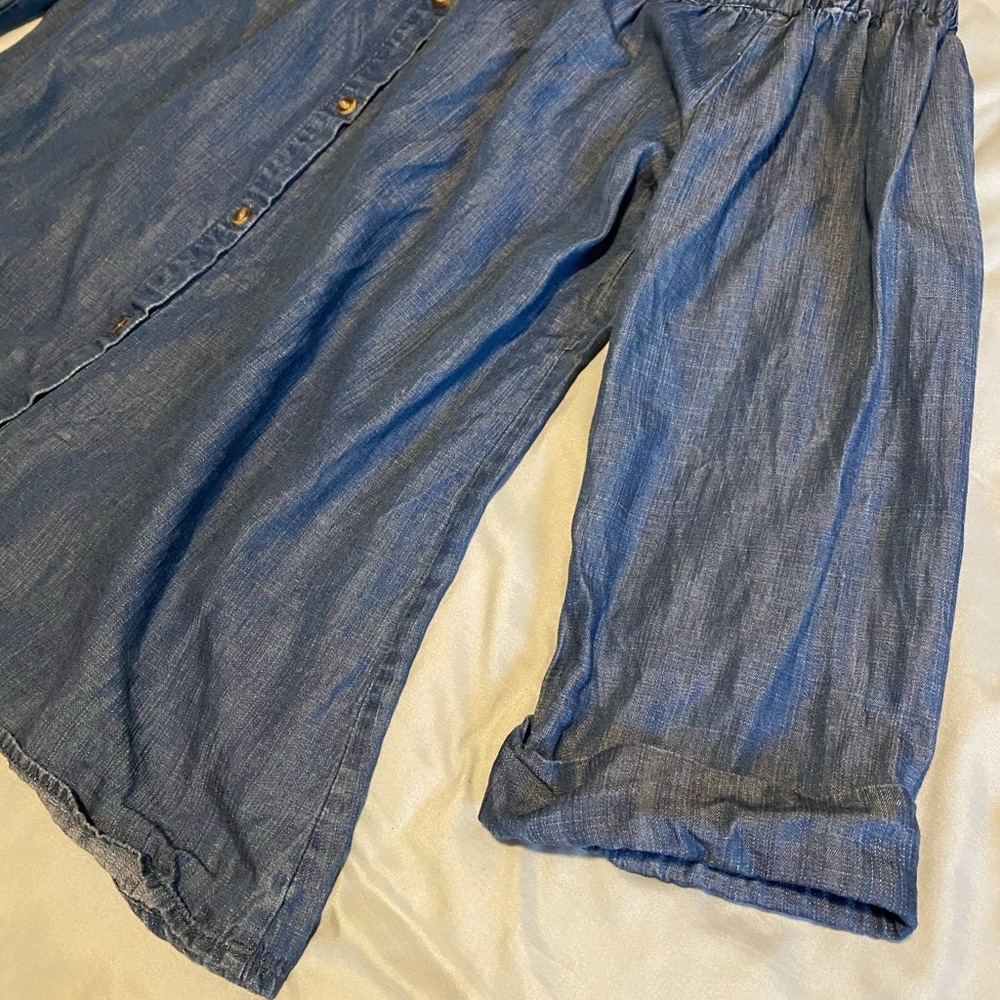 Stitch fix RD style off the shoulder denim top